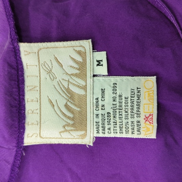 Purple Silk Tank Top - Picture 3 of 3